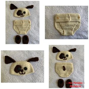 Puppy newborn outfit